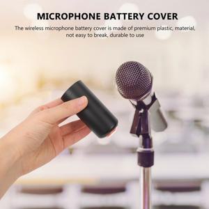 마이크용 커버 4개 무선 액세서리 플라스틱 나사형 교체 캡 장기용