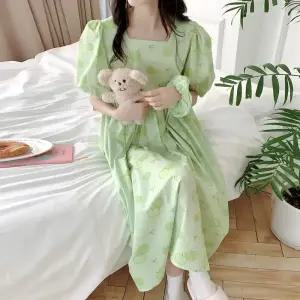 [유야]여성 귀여운 사과 면 반팔 원피스잠옷 파자마 -FHO0050- 여름