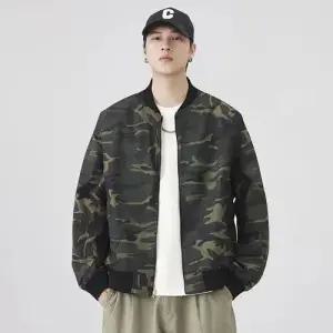 샤오원샵 남친 가을 빈티지 야구복 재킷 파일럿 코트 양면 점퍼 키작남 카무플라주 항공 꾹3