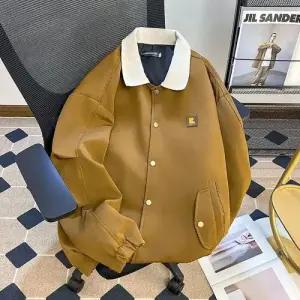 남자 가을 캐주얼 빈티지 야상사파리 칼라 바람막이 코트 옷 야상 따뜻한 점퍼 ST3