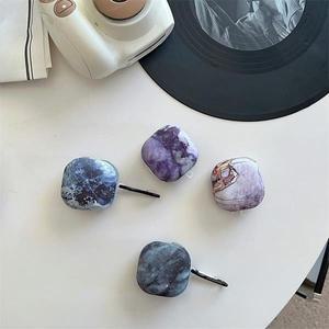 심플한 대리석 패턴 무선 블루투스 이어폰 케이스 삼성 갤럭시 버즈 2 프로 FE 라이브 레이저 방수 커버 후