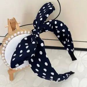 [셀러에이드]여성용 토트 헤어밴드 리본 머리띠 넓은 데일리 헤어 액세서리