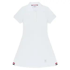 [명품] 피케 립 거싯 플레어 테니스 드레스 FJD097A00050 100