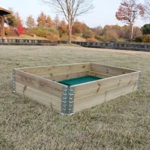 특대형 조립식 텃밭상자 2단3단 옥상 플랜트박스  방부목   도로 정원 쿠바식 대형 화분 공장 제작