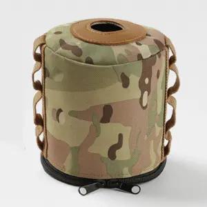 부탄가스워머 캠핑 케이스 밀리터리 파우치 커버 사스 소품 감성 필수품 부탄용 가죽 이소 라탄