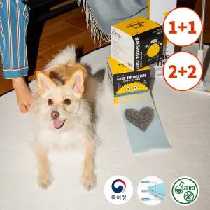 세븐펫 강아지 고양이 털 청소 점착식 청소포 강력한 먼지 제거 그립 몬스터 1+1/2+2
