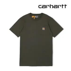 칼하트 워크웨어 포켓 반팔티셔츠 더스티 올리브 K87-DO