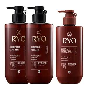 려 흑운 볼륨 앤 모근강화 샴푸 592ml 2개 + 컨디셔너 592ml 1개