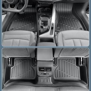 Audi Q4 E-tron 2022-2025 바닥 매트 TPE 전천후 미끄럼 방지 뒷 트렁크 패드 카고 라이너 인테리어 액세서