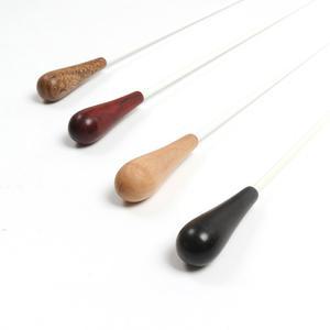 지휘봉 성가대 손잡이 나무 노래 손잡이가있는 압력 크리스탈 스틱 막대 메이플 스틸