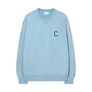 매장정품 COVERNAT 커버낫 남녀공용 C 로고 맨투맨 더스티블루 CO2503CR03DU 1167582