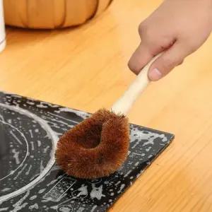 설거지솔 냄비솔 주방용 손잡이 코코넛 브러쉬