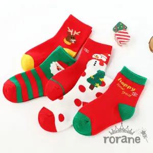 크리스마스 산타 어린이 아동 5종양말 주니어양 여아양 남아양 겨울양 선물