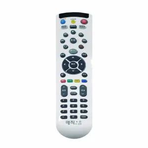 백색 LG 호환 유플러스 리모컨 티브이 콘교체 만능 리모 TV 티비 텔레비젼