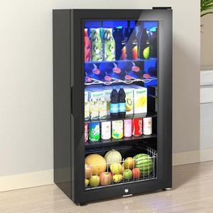 투명 미니 냉장고 냉장 맥주 객실용 사무실 가정용 냉동 수 쇼케이스