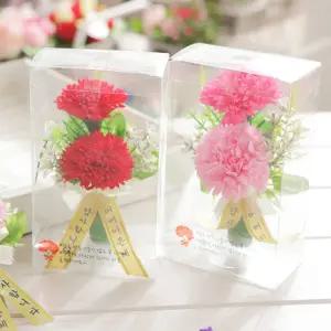 비누 카네이션 코사지 레드 어버이날 스승의날/조화/조화꽃/선생님/부모님/감사/축하