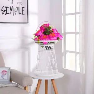 스텐딩 꽃꽂이 수반 바구니 베이스 28x60cm/장미/장미꽃/졸업식꽃/부모님/선물/학예회/꽃다발/장식