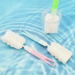 수세미 주방용품 텀블러 세척 컵 씻기 걸이식 병솔 파스텔 핸들 브러쉬