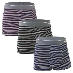 남성 얼룩말 패턴 사각 드로즈 팬티 세트 HW-UW-MMD076