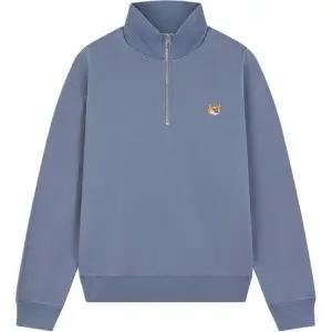 [메종키츠네] 폭스 헤드 패치 하프 집 스웨트셔츠 140021670