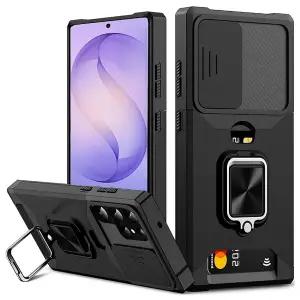 갤럭시 S26울트라 S26플러스 S26 범퍼 하드 카드 케이스 스마트링 캠쉴드 핸드폰 커버