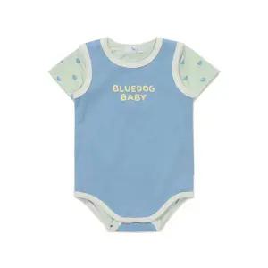 [블루독베이비] 26/SS(블루)미니하트2PACK바디수(4637067504)신생아 백일 돌 조카 선물 유아 아가옷 (46370