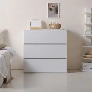 [유니콘]하나 3단 서랍장 800 수납장 드레스룸 옷수납 거실수납장 거실장