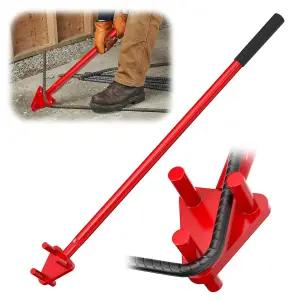 5/8 철근용 픽섬 수동 철근 벤더 플랫 바 및 막대 굽힘을 위한 헤비 듀티 굽힘 기계 스타일 도구 주조 강철