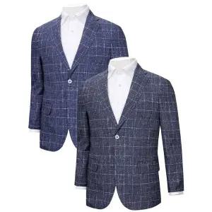 [하프클럽/]남성 체크 투버튼 콤비 재킷 NE-COA-2031,2