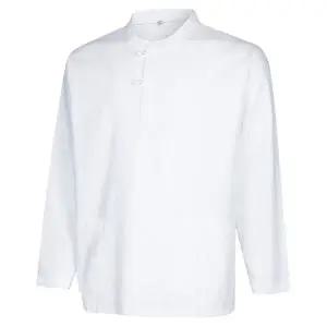 [하프클럽/]남성 헨리넥 투 버튼 한복 셔츠 SS-HBA-Q015