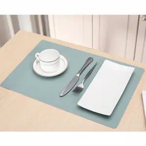 모던 양면 가죽 테이블매트 스카이 식탁 데코매트