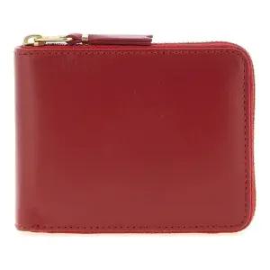 클래식 가죽 라인 지퍼 지갑 SA7100 RED