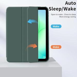 삼성 갤럭시 탭 A11 케이스 2025 8.7인치 3단 접이식 플립 소프트 백 스탠드 태블릿 커버 갤럭시 SM-X133 S