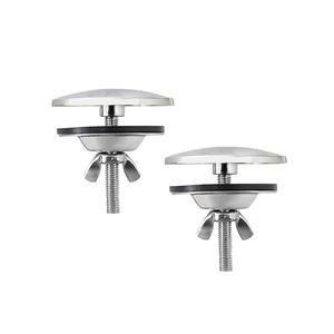 [미국배송] 2피스 2인치 주방 싱크대 구멍 커버 스테인리스 수도꼭지 커버(브러시드 니켈)