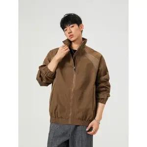 남성 봄 가을 야상사파리 배색 차이나 항공 점퍼 야상 바람막이 빅사이즈 상의 OP3