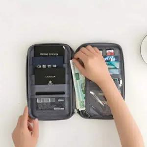 [셀러에이드]여행용 여권 파우치 케이스 RFID 여행지갑