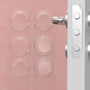 문 도어 충격방지 패드 손잡이 보호 실리콘 패드 6P