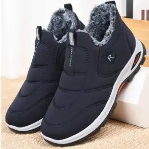 남자 털부츠 패딩부츠 퍼 안감 슬립온 겨울 단화 방한