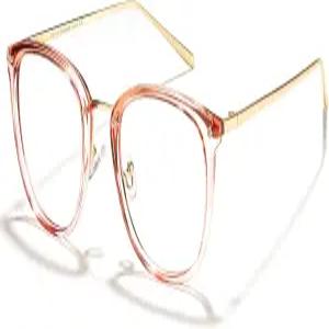 여성용 시서스 블루 라이트 글래스 사무실용 패션 컴퓨터 업무용 독서를 위한 눈의 피로 방지 편두통 감소