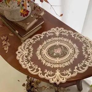 플라워 식탁보 DD 11623 테이블 러너 자수 레이스 테이블러너 테이블보 식탁덮개 테이블커버