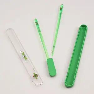 브롤스타즈 피크닉 젓가락 조용한 케이스 세트 스파이크 사무용품 젓가락 조용한