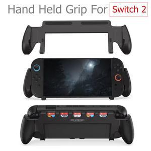 [호환품]닌텐도 호환 Switch 2 컨트롤러 그립 (브래킷 5 게임 슬롯 포함) 스위치 액세서리 용 미끄럼 방지