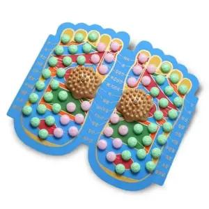 [블루마켓]헬스원 발지압판 골드 FFMG-7230 둥근형 - 발지압매트 발지압 자갈매트 건강매트 효도선물