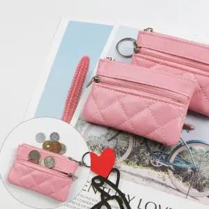 여행용 주머니 1P 보관 2포켓 동전 핑크 소품 동전지갑 동전주머니 여행지갑 여행주머니