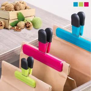 키밍 비닐봉지 밀봉 집게 4P세트 쿠킹클립 밀봉홀더