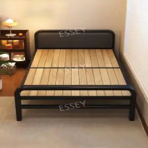 프레임+철망받침대 단층침대 접이식 수납