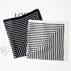 [골드스마일]헤어 스카프 머리띠 여성 컷슬리프 스트라이프