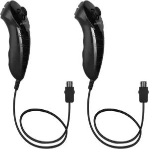 닌텐도 넌척 Wii U 콘솔용 Ankey 2팩 컨트롤러 리모컨 교체