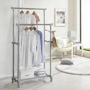 이동식더블행거 405호 옷정리 벽행거 옷방정리 인테리어 봉