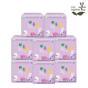 유기농 순면 유기농본 생리대 오씨본 입는 오버나이트 중형 8P 8팩